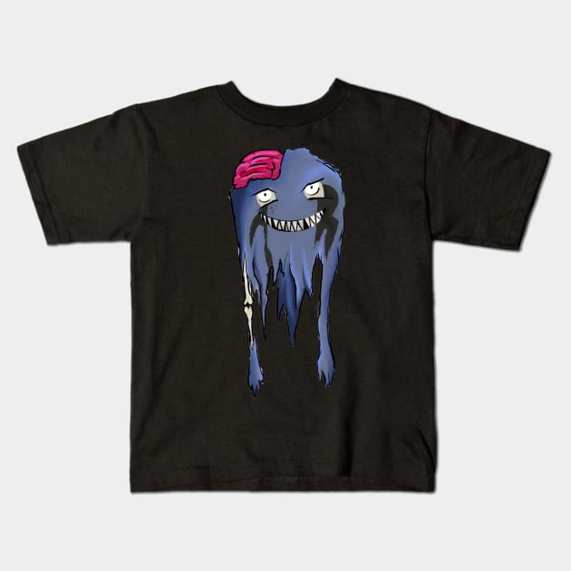 Ghostly monster Kids T-Shirt by xaxuokxenx